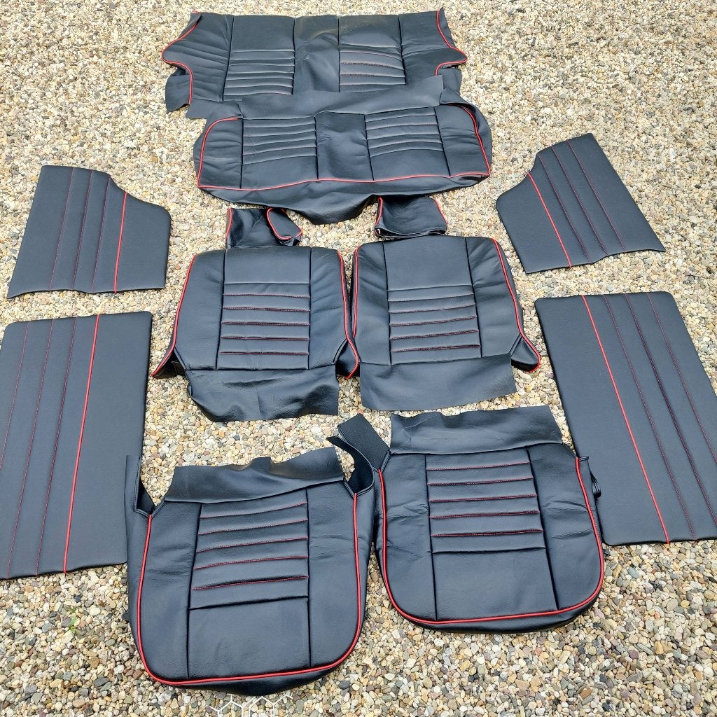 bekleding zwart/rood classic mini, Ophalen of Verzenden, Nieuw, Overige automerken