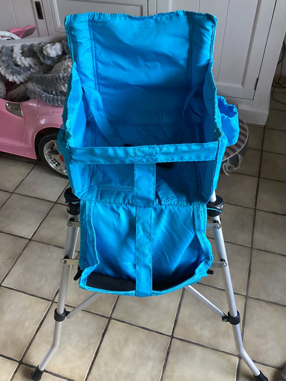 Chaise haute de voyage pour bébé, Caravanes & Camping, Enlèvement, Utilisé