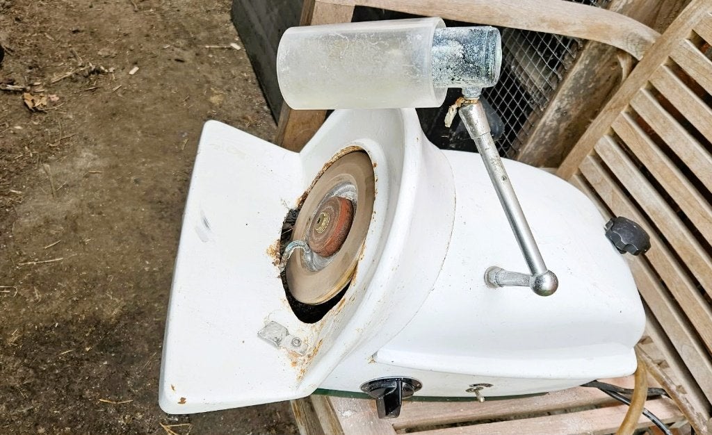 Nat slijpmachine, Doe-het-zelf en Bouw, Ophalen, Gebruikt