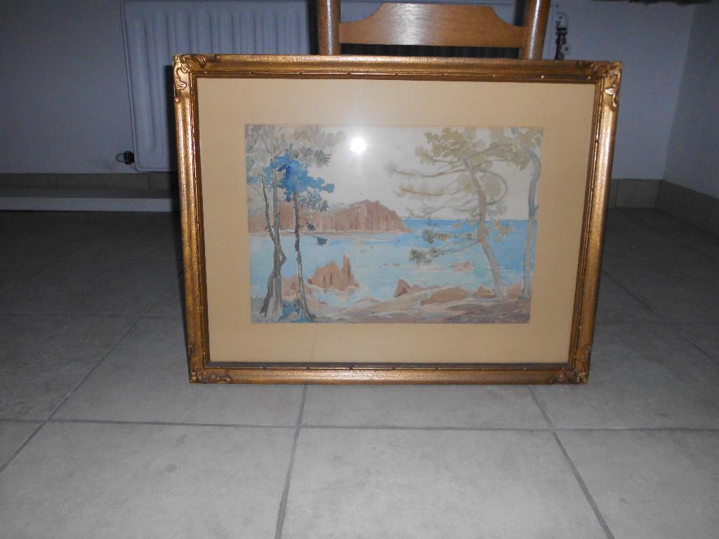 Aquarel Robert Aerens 1927, Antiek en Kunst, Kunst | Schilderijen | Klassiek, Ophalen