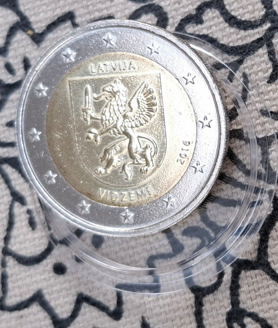 2 euros Lettonie 2016. Vidzeme, Timbres & Monnaies, Monnaies | Europe | Monnaies euro, Enlèvement ou Envoi, Autres pays, 2 euros