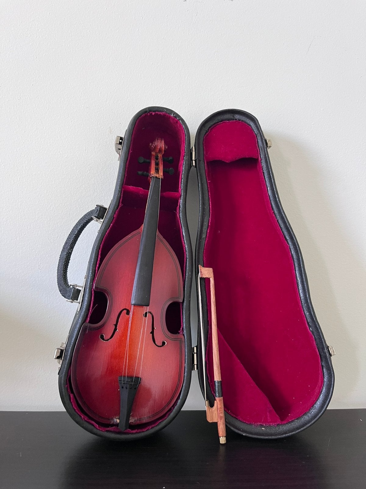 Houten miniatuur cello kist 23cm decoratief muziekinstrument, Musique & Instruments, Instruments à cordes frottées | Violoncelles