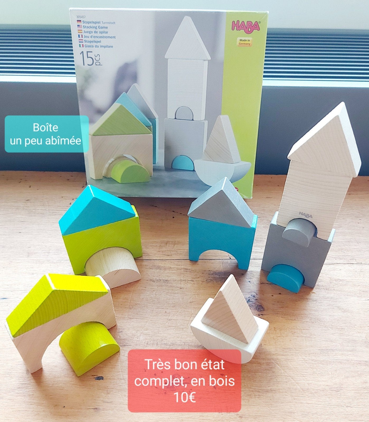 Plan Toys Jeu d'encastrement en bois, Enlèvement ou Envoi, Comme neuf