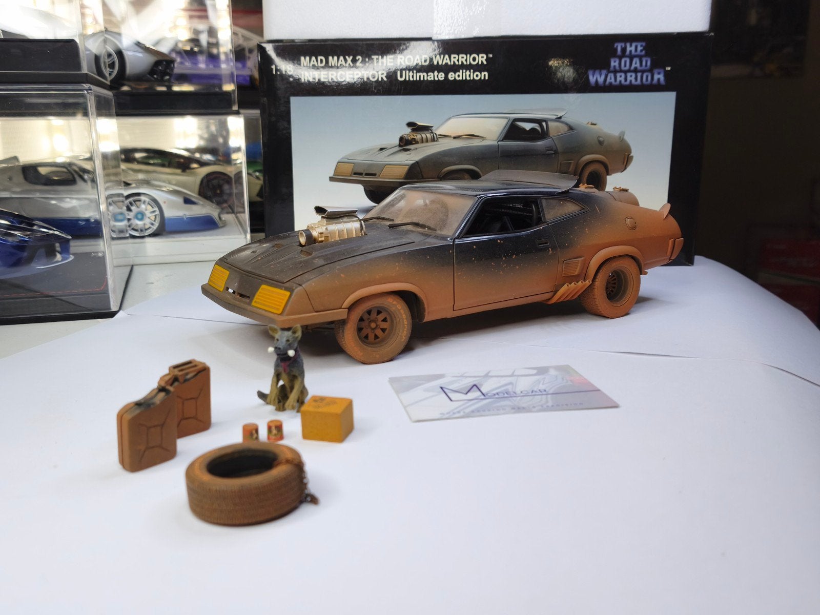 Interceptor Mad max 2 Autoart 1/18, Hobby & Loisirs créatifs, Voitures miniatures | 1:18, Enlèvement ou Envoi, Comme neuf, Voiture