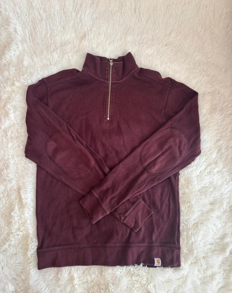 Pull Carhartt Col Zippé Prune Bordeaux Taille M, Vêtements | Hommes, Pulls & Vestes, Porté, Taille 46 (S) ou plus petite, Autres couleurs