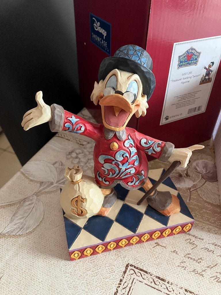 Scrooge Duck "Treasure Seeking Tycoon" Disney traditions, Verzamelen, Ophalen of Verzenden, Overige figuren, Beeldje of Figuurtje
