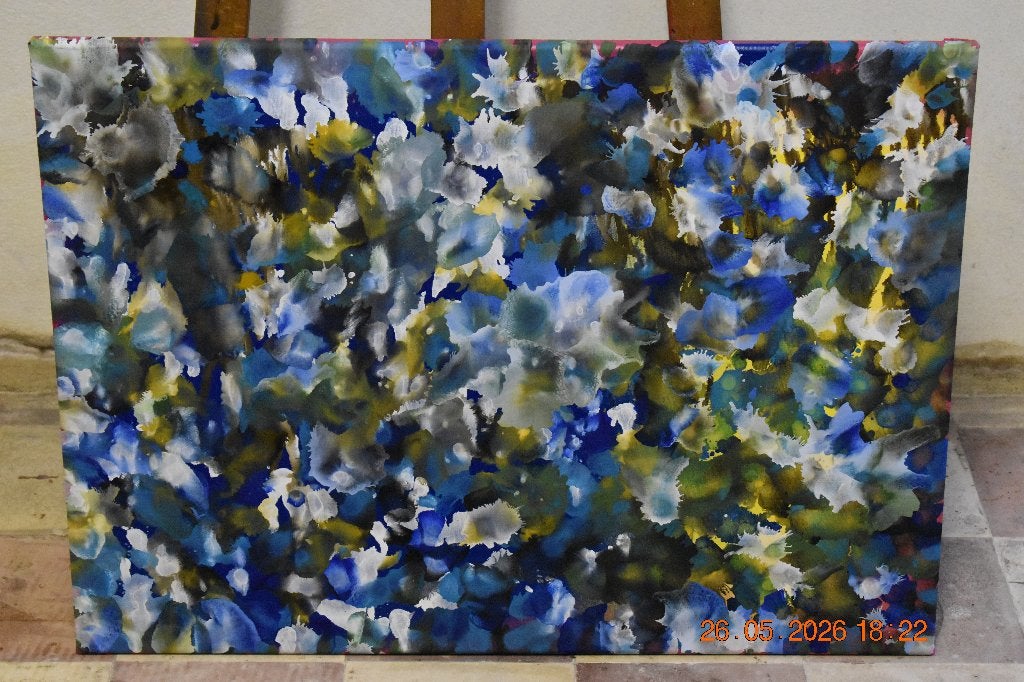 Abstracte schilderkunst, serie nr. (102), door Joky Kamo, Antiek en Kunst, Kunst | Schilderijen | Abstract, Ophalen