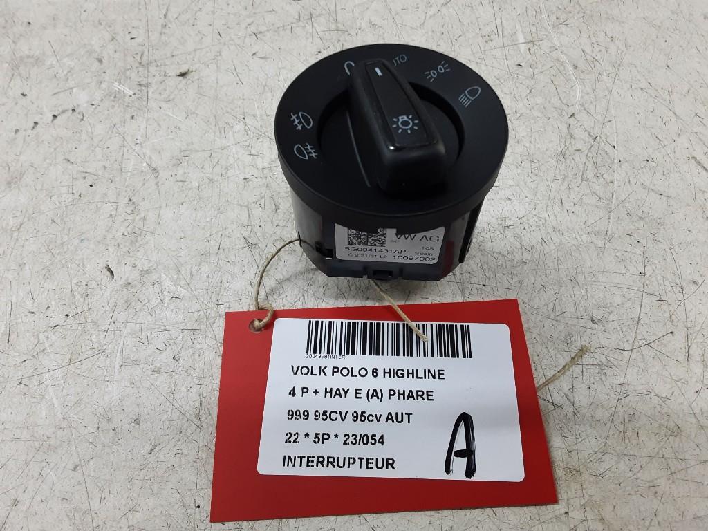 COMMUTATEUR Volkswagen Polo VI (AW1) (5G0941431AP), Volkswagen, Mevr. I. Hauben, Utilisé, Rue de l'Espoir 34 34
4030  GRIVEGNÉE, BE