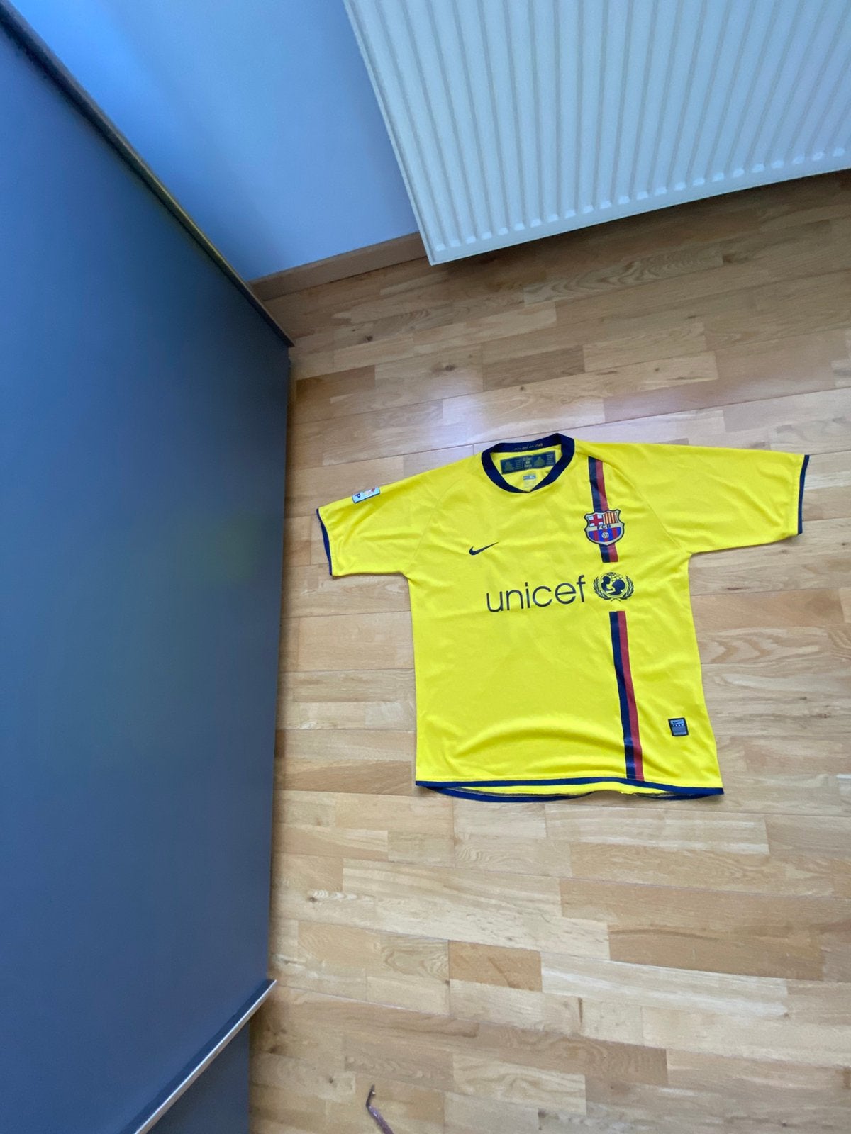 Zeldzame Voetbalt-shirt van barça Messi XL, Ophalen, Zo goed als nieuw