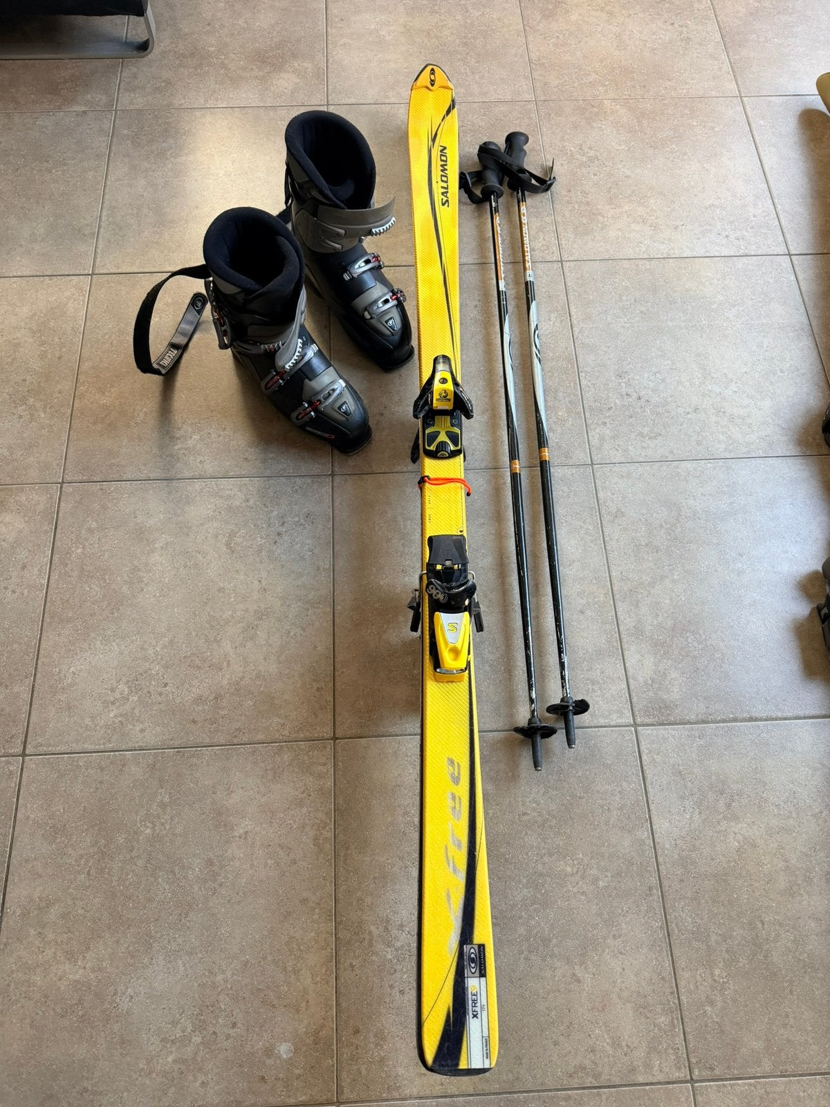 Ski set - samen of apart, Sports & Fitness, Skis, Salomon, Enlèvement, Utilisé