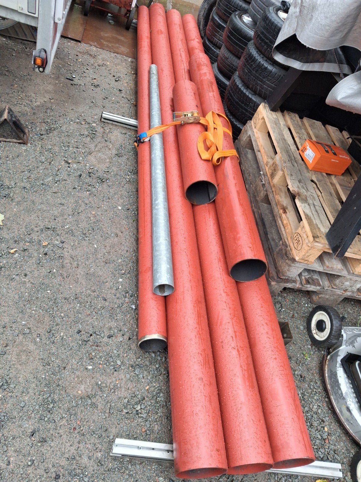 ijzeren buizen, Ophalen, 2 tot 4 meter, 20 tot 40 mm, Zo goed als nieuw