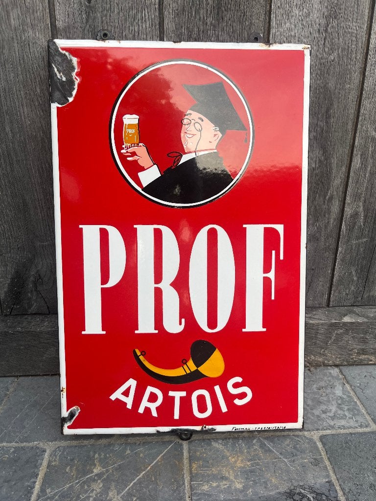 Stella prof emaille reclamebord, Ophalen, Reclamebord