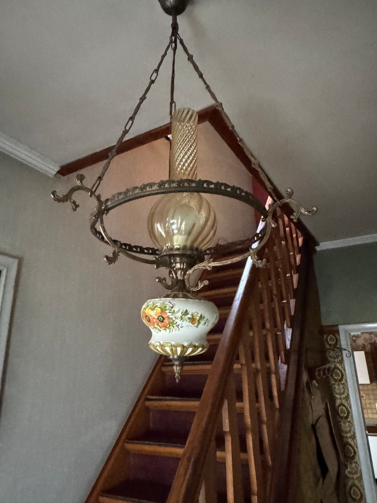 3 elegante antieke lusters, Enlèvement, Comme neuf, Vintage