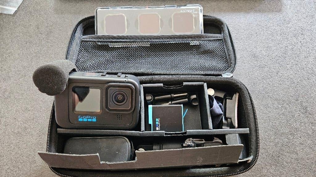 Complete GoPro Hero 10 Black Vlog Set, TV, Hi-fi & Vidéo, Enlèvement, Comme neuf, GoPro