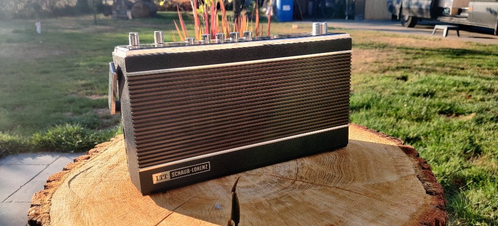 Transistor radio ITT Schaub Lorenz, TV, Hi-fi & Vidéo, Enlèvement ou Envoi, Utilisé, Radio