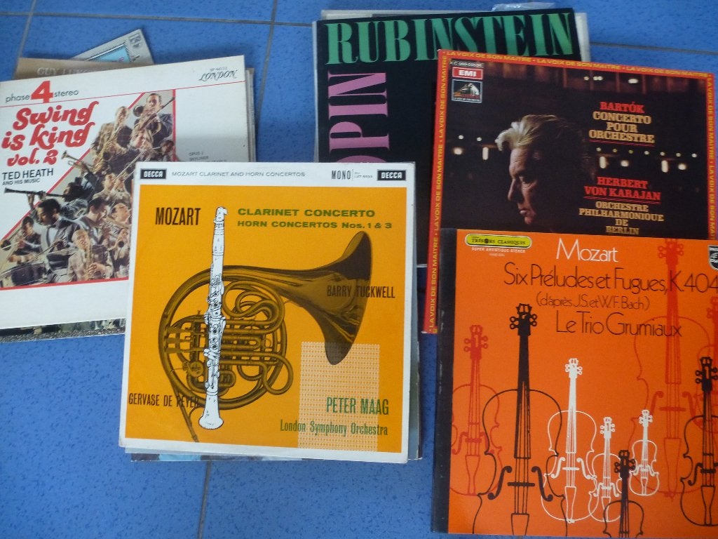 disques vinyles classiques et Jazz, Enlèvement, Utilisé, Bach