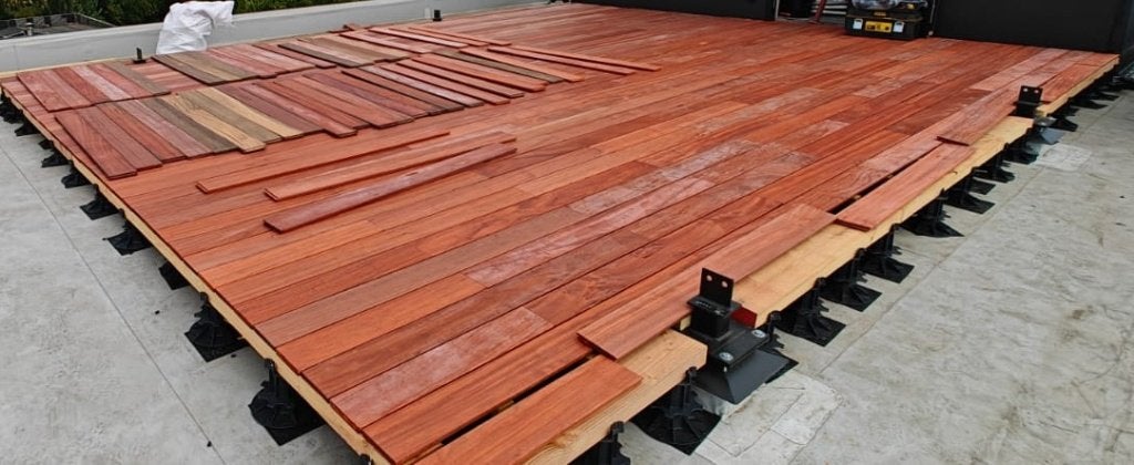 Padouk padoek terrasplanken (nieuw) 150cm lang bfix, Tuin en Terras, Palen, Balken en Planken, Ophalen, Nieuw, Minder dan 180 cm
