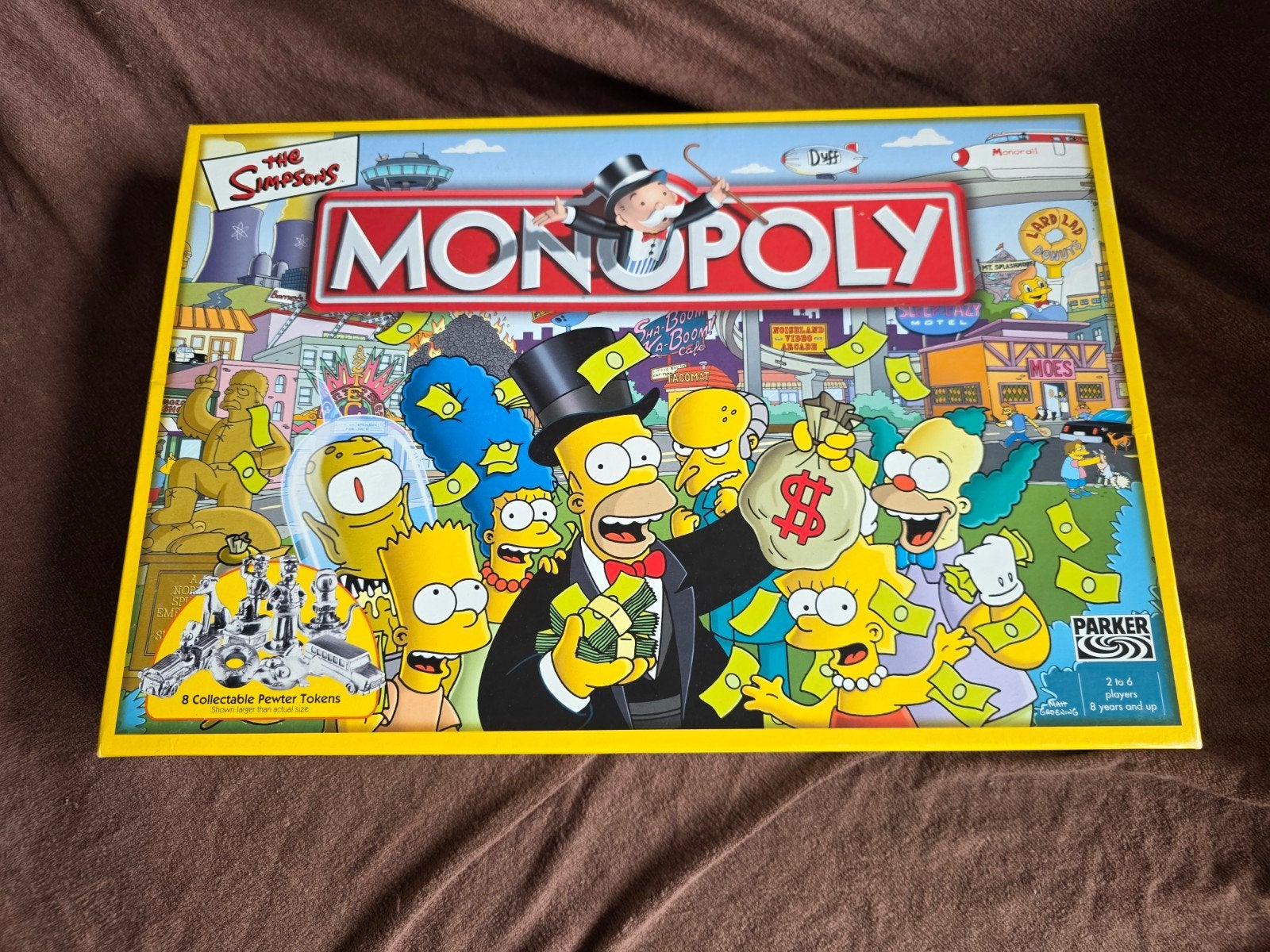 Monopoly the Simpsons Engelse versie Hiermee kun je spelen, Ophalen of Verzenden