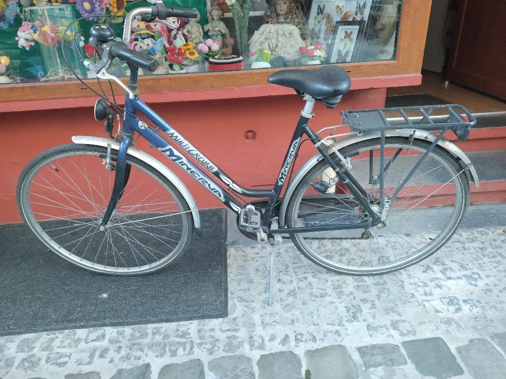 Minerva stadsfiets, Fietsen en Brommers, Gebruikt, Velgrem, Versnellingen, 50 tot 53 cm