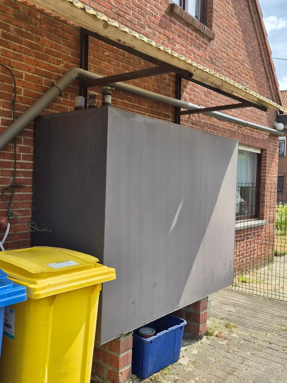 Mazoutton 3000 liter. Zeer goede staat., Doe-het-zelf en Bouw, Verwarming en Radiatoren, Ophalen