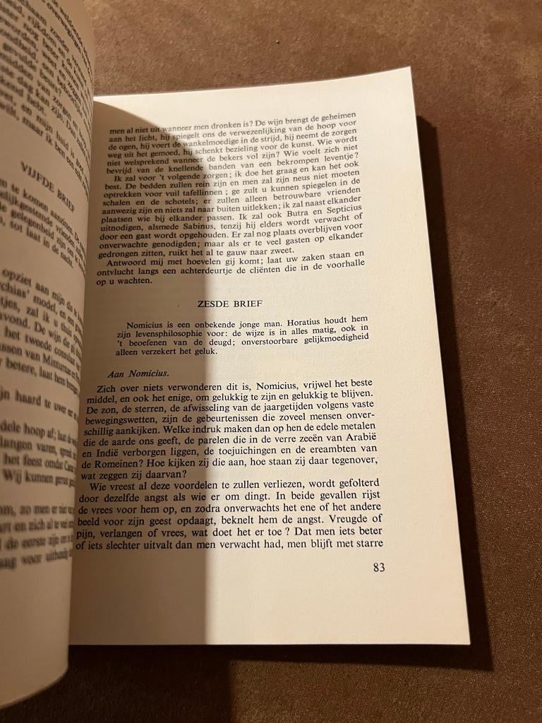 Satiren en brieven - Horatius *Helios-Reeks*, Enlèvement ou Envoi, Belgique, Utilisé, Horatius