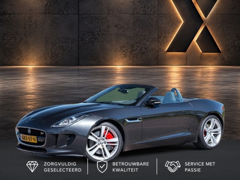 Jaguar F-Type 3.0 V6 S Convertible 380pk | Volleder Performa, Auto's, Automaat, F-type, 213 g/km, Cabriolet