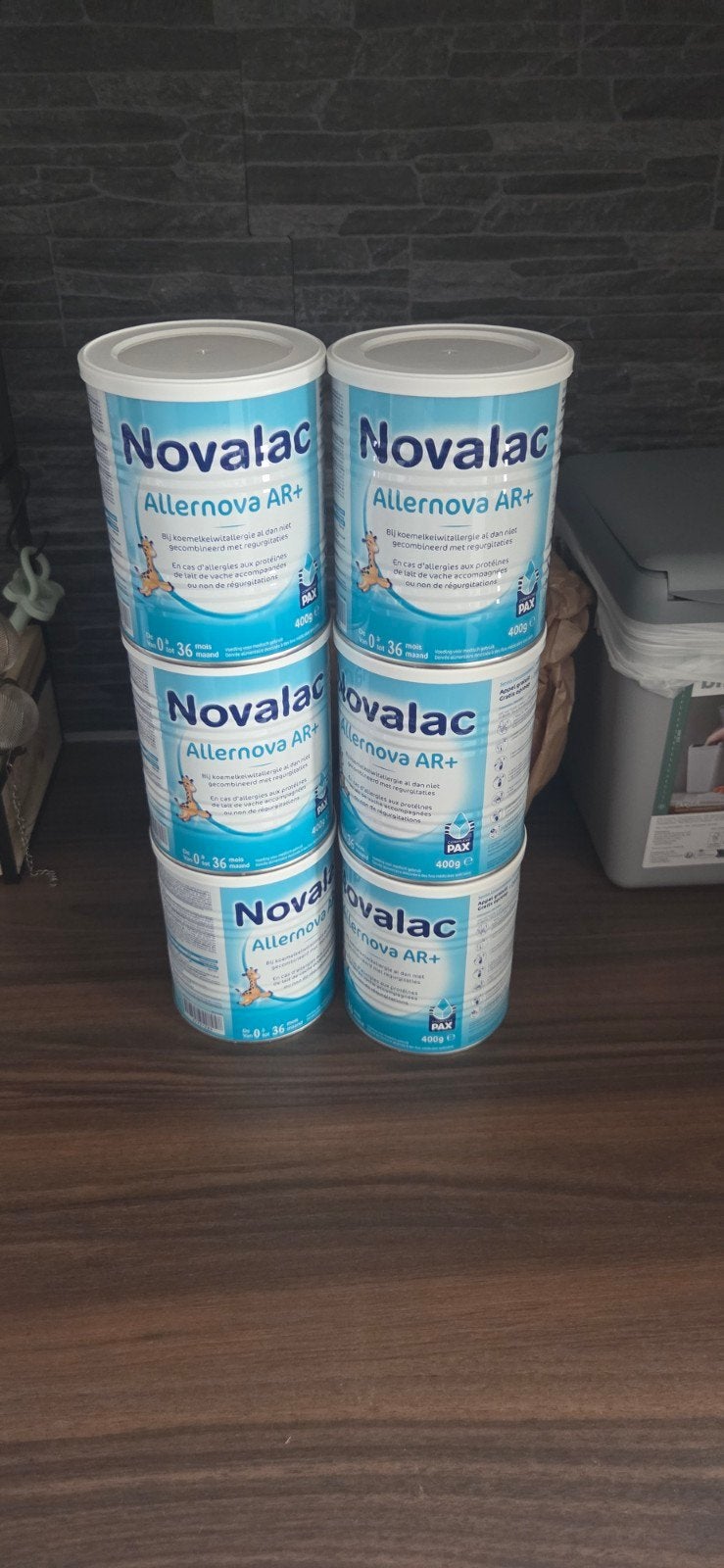 Novalac allernova ar+ 4x 400gram, Ophalen of Verzenden, Nieuw, Overige typen