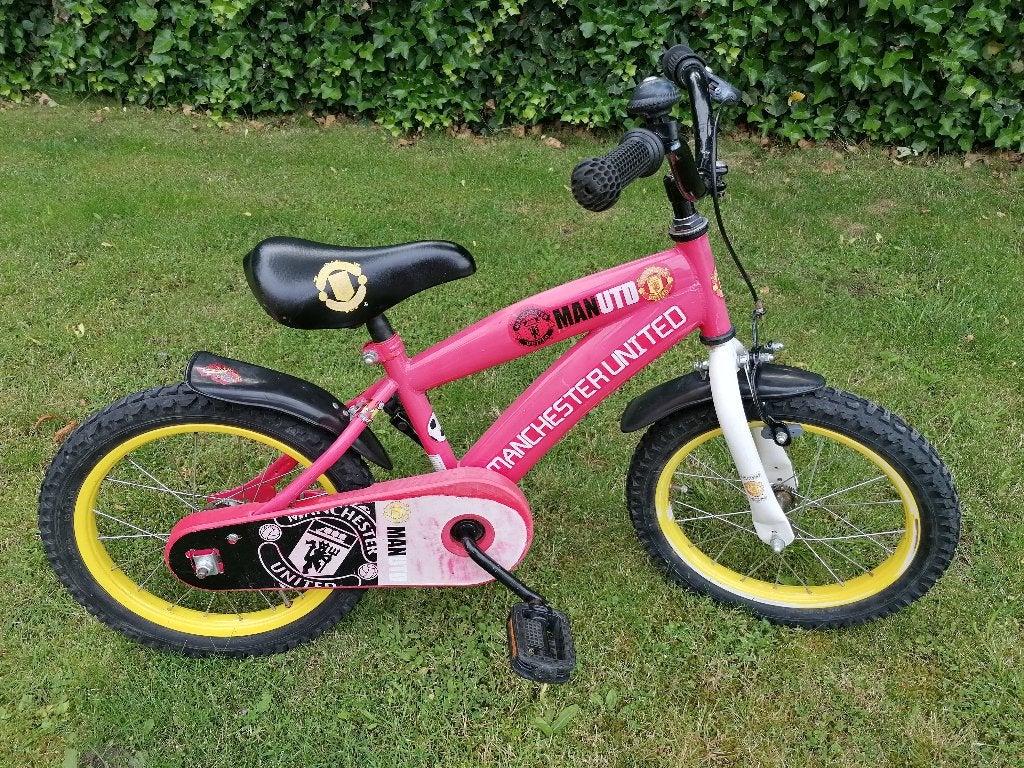 16" jongensfiets, Ophalen, Gebruikt, Handrem, 16 inch