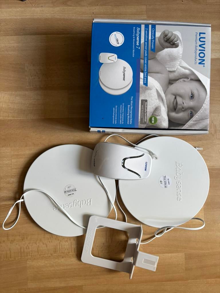 Luvion babysense 7 ademhalingsmonitor, Kinderen en Baby's, Babyfoons, Ophalen, Zo goed als nieuw