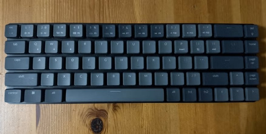 Keychron K7 ultra-slim wireless toetsenbord, Computers en Software, Toetsenborden, Ophalen, Qwerty, Gebruikt