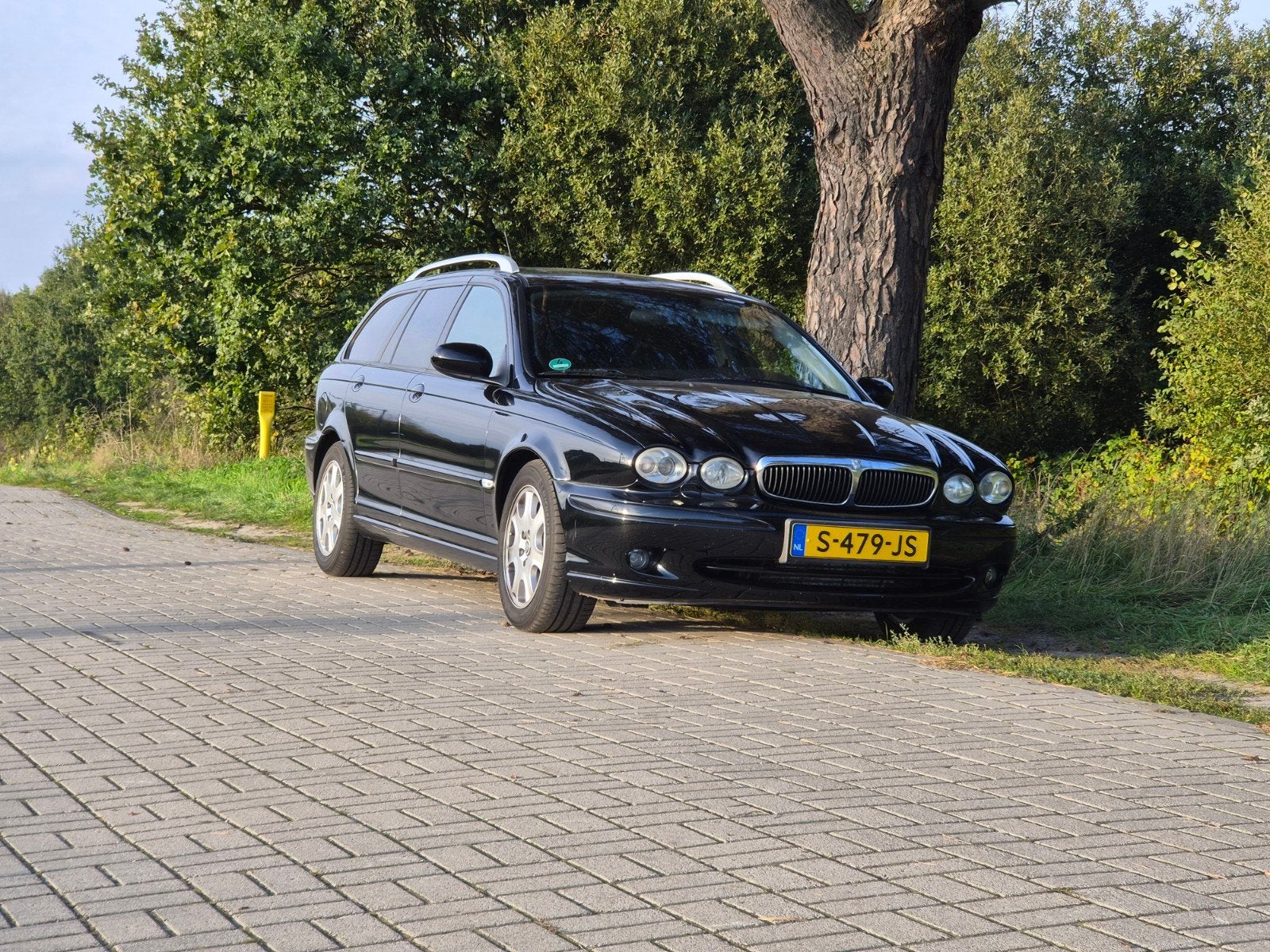 JAGUAR X-TYPE 2.2D EXECUTIVE ESTATE — 155 CH, Autos, Cuir, Achat, Boîte manuelle, Noir