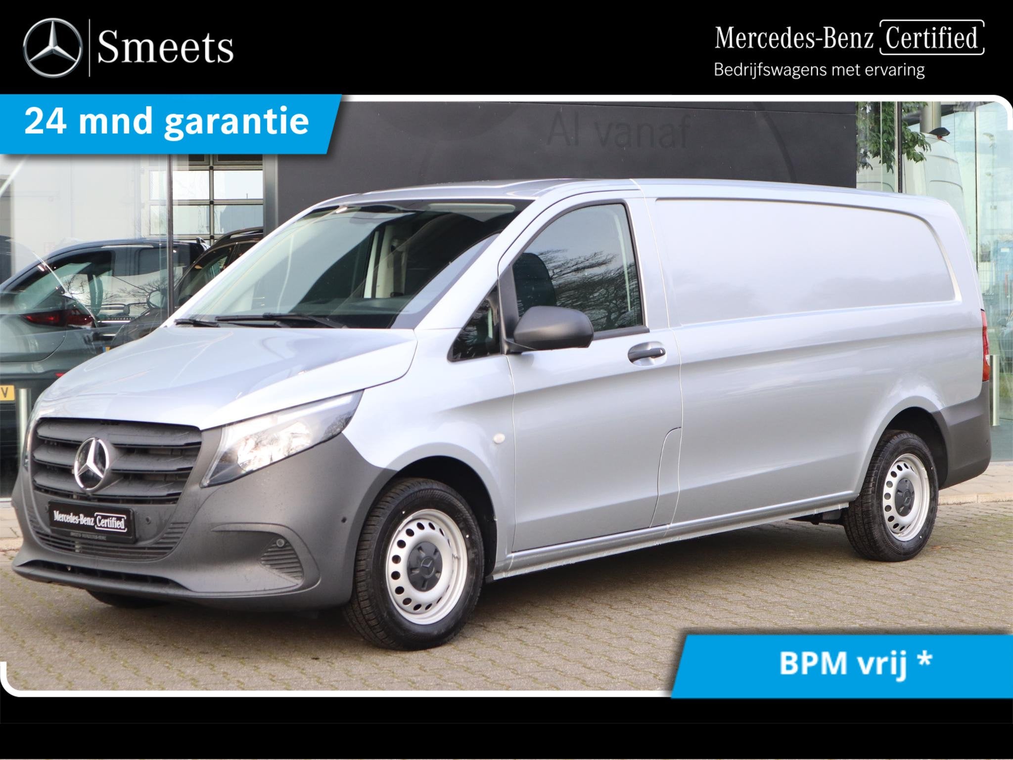 Mercedes-Benz Vito 114 CDI L3 FACELIFT ZILVER, 100 kW, Used 1. Bestelwagens met ervaring., 4 cilinders, 2000 kg