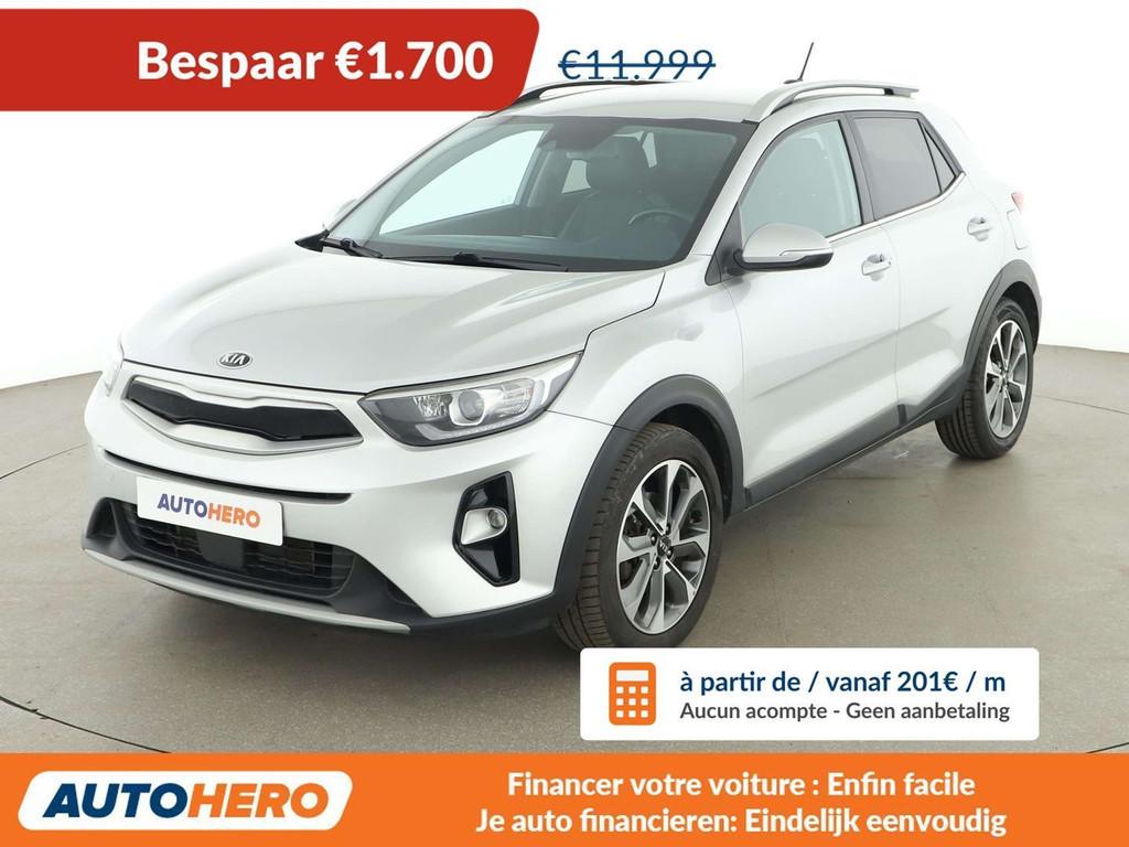 Kia Stonic 1.0 TGDI Spirit (année de construction 2018), Autos, Kia, Cuir, Argent ou Gris, Achat, Boîte manuelle