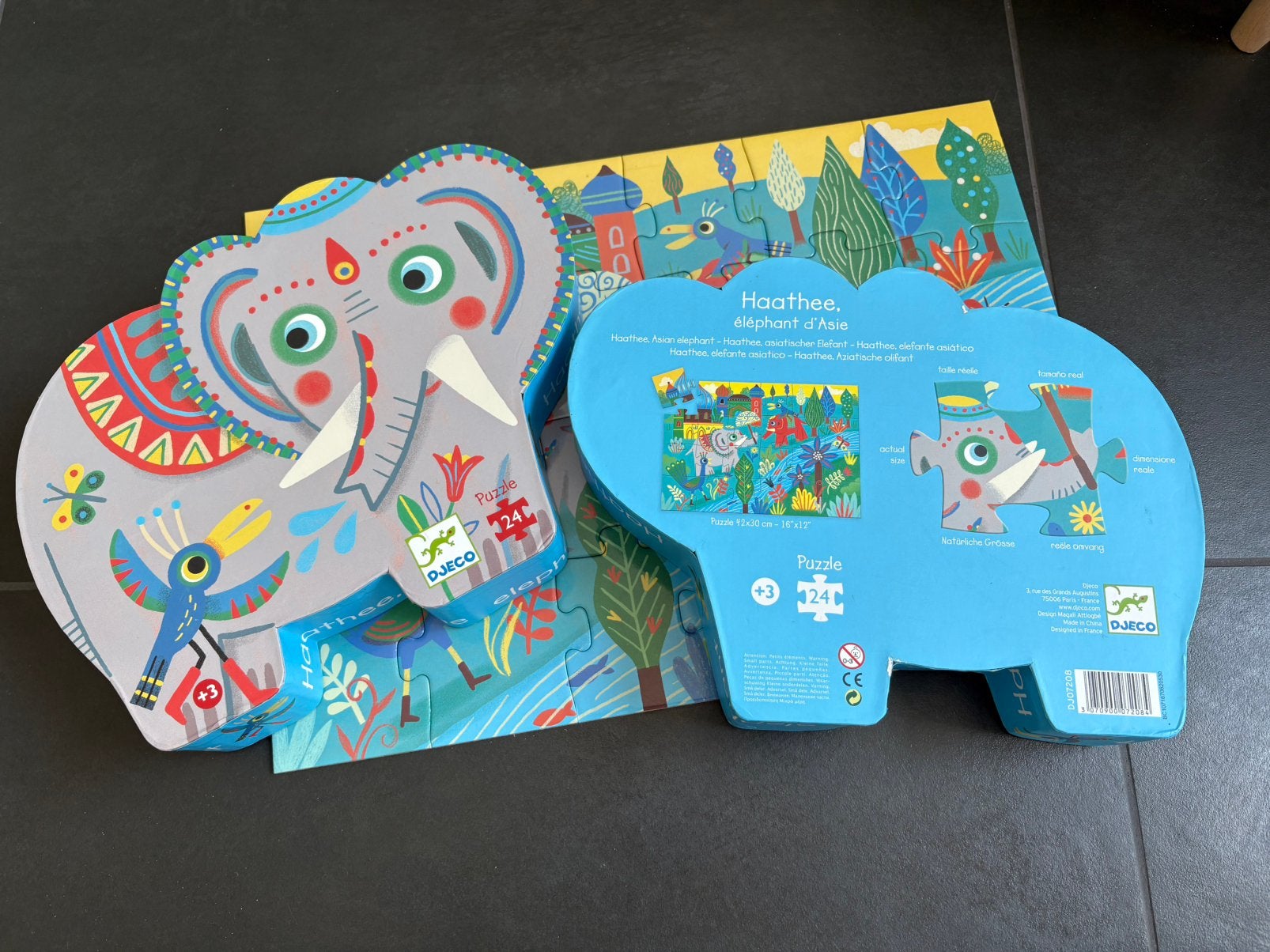 Puzzel Aziatische olifant, Enlèvement, Comme neuf