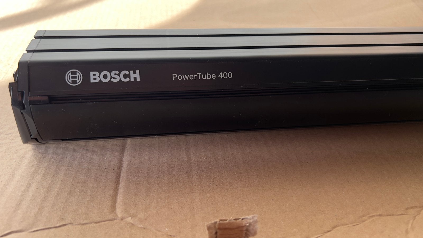 Batterie Bosch PowerTube 400 Wh, HORIZONTALE !, Comme neuf