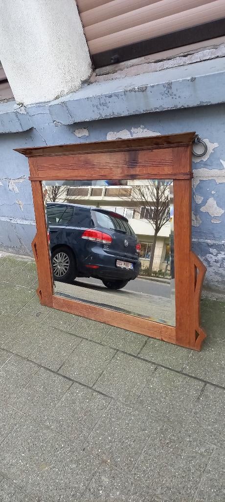 Authentieke rustieke spiegel, Huis en Inrichting, Ophalen, Gebruikt