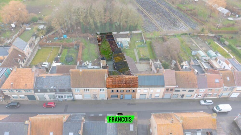 6 chambres, garage EPC C ! Surface de 526 m² à Alveringem, Immo, Alveringem, Beveren aan den ijzer, 500 à 1000 m², 227 m², Maison 2 façades