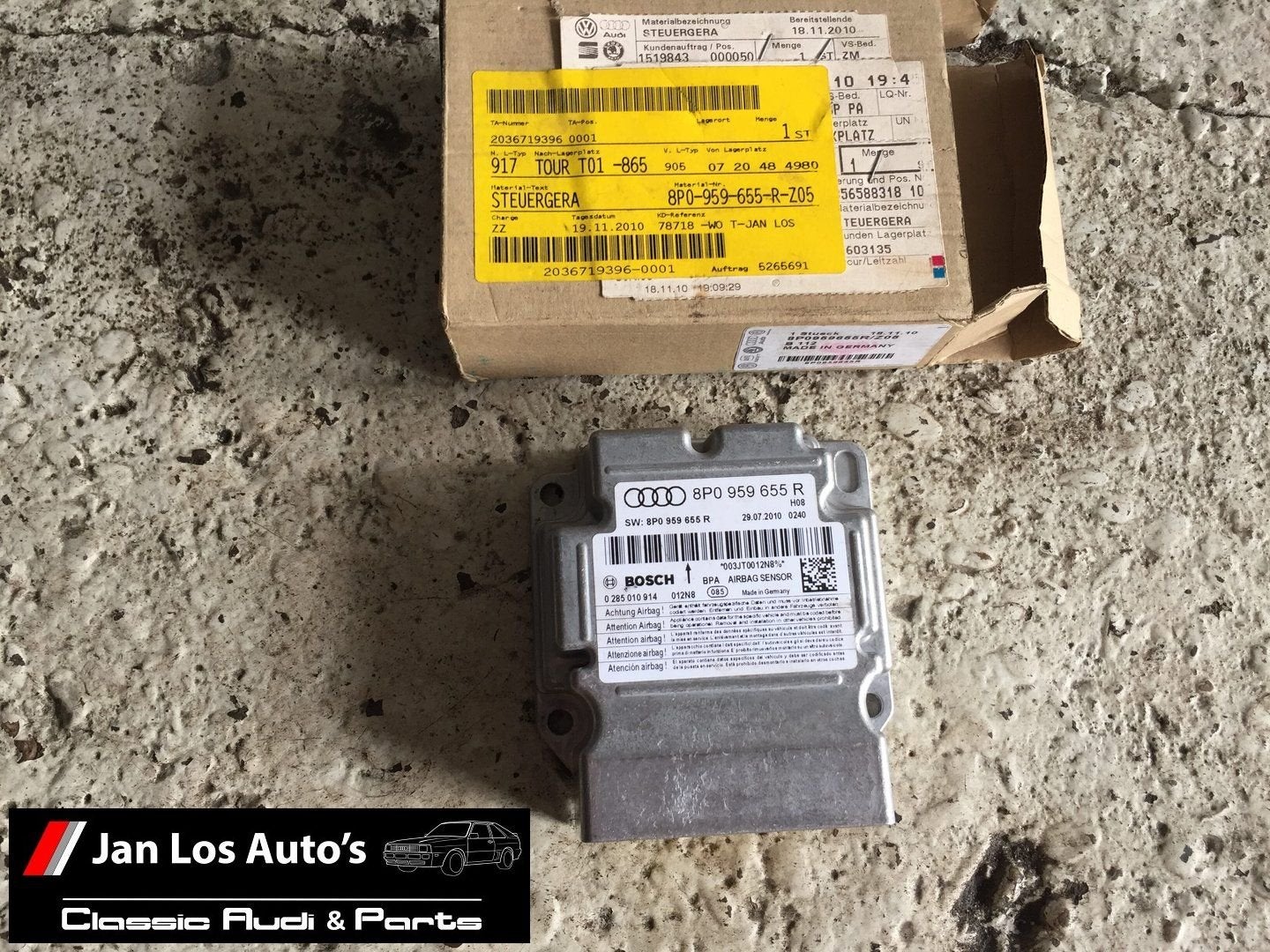 Airbag module Bosch Audi A3 8P ('03-'12) 8P0959655R, Auto-onderdelen, Gebruikt, -, -, -
