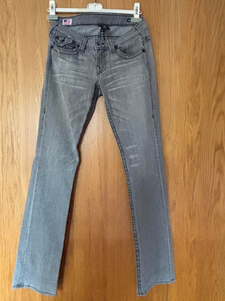 Jean True Religion Taille 28 gros excellent etat, Enlèvement ou Envoi, Porté, Gris, W28 - W29 (confection 36)