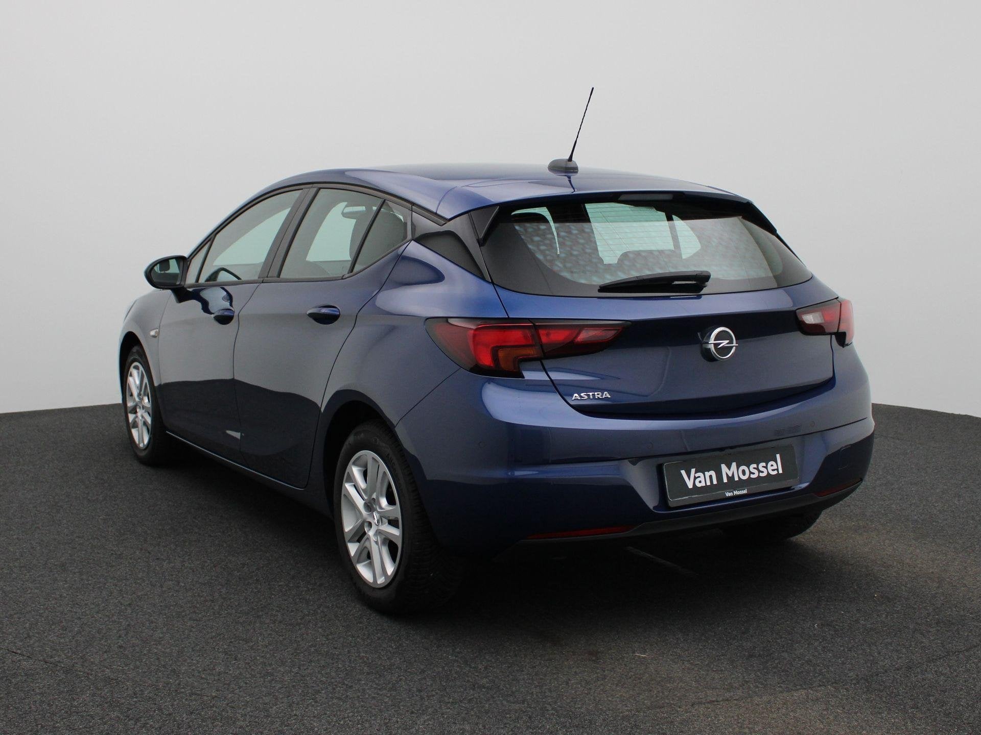 Opel Astra 1.2 Turbo 81kW S/S Edition, Auto's, Voorwielaandrijving, Stof, Zwart, Blauw