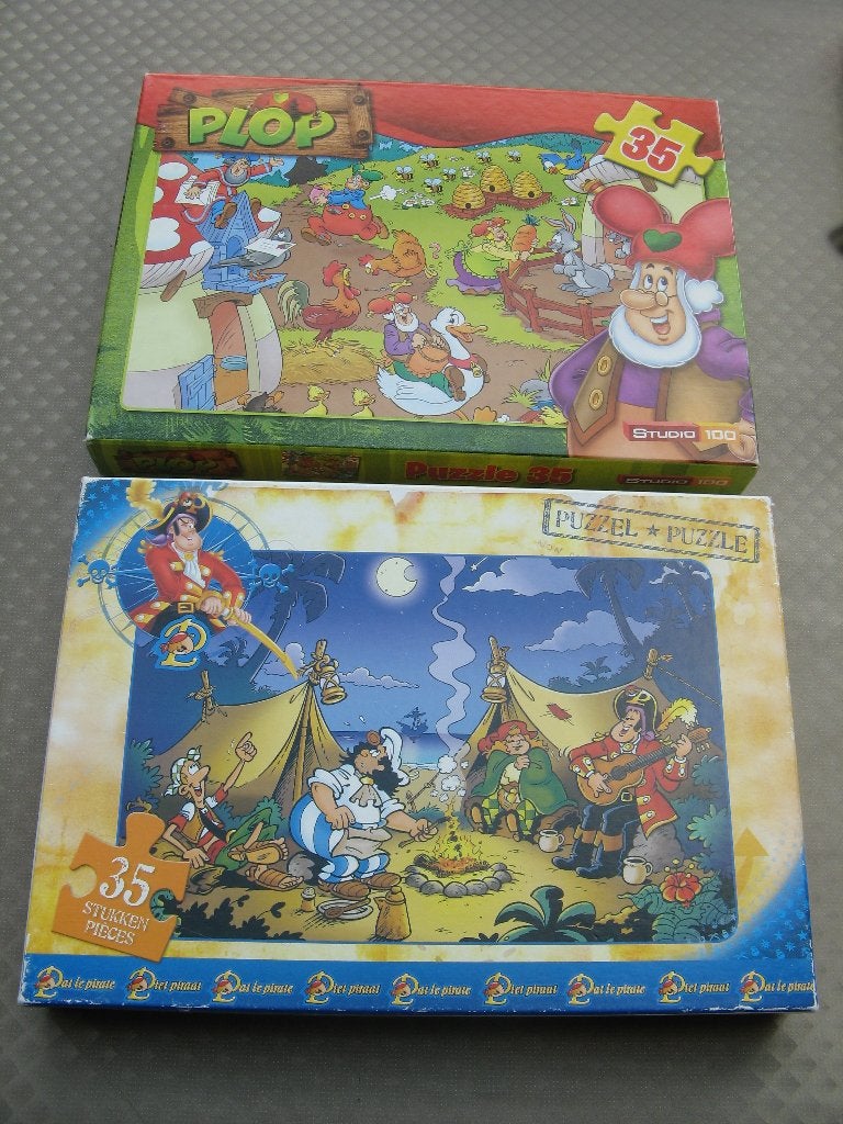 Puzzel van Piet Piraat, Ophalen of Verzenden, 10 tot 50 stukjes, Gebruikt, 2 tot 4 jaar