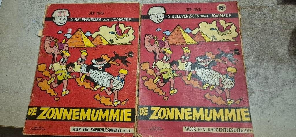 Strips jommeke, Plusieurs BD, Jef Nys., Enlèvement, Utilisé