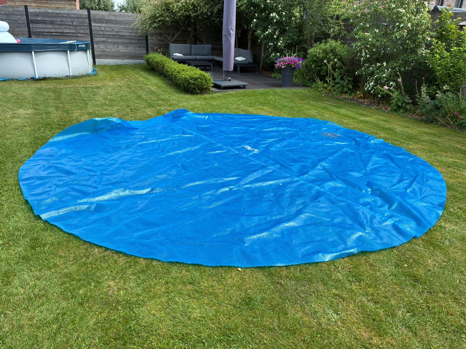Housse solaire Intex d'environ 488 cm, Enlèvement, Comme neuf