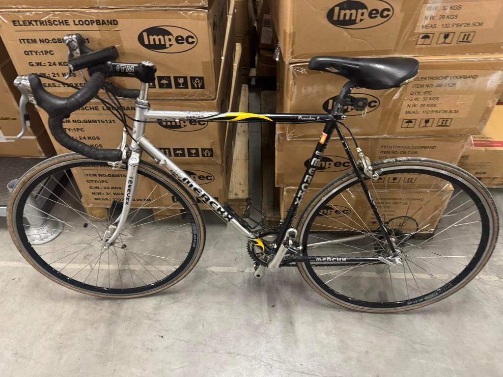 Shimano 600 tricolor eddy merckx racefiets, Fietsen en Brommers, 28 inch, Gebruikt, 53 tot 57 cm, Ophalen