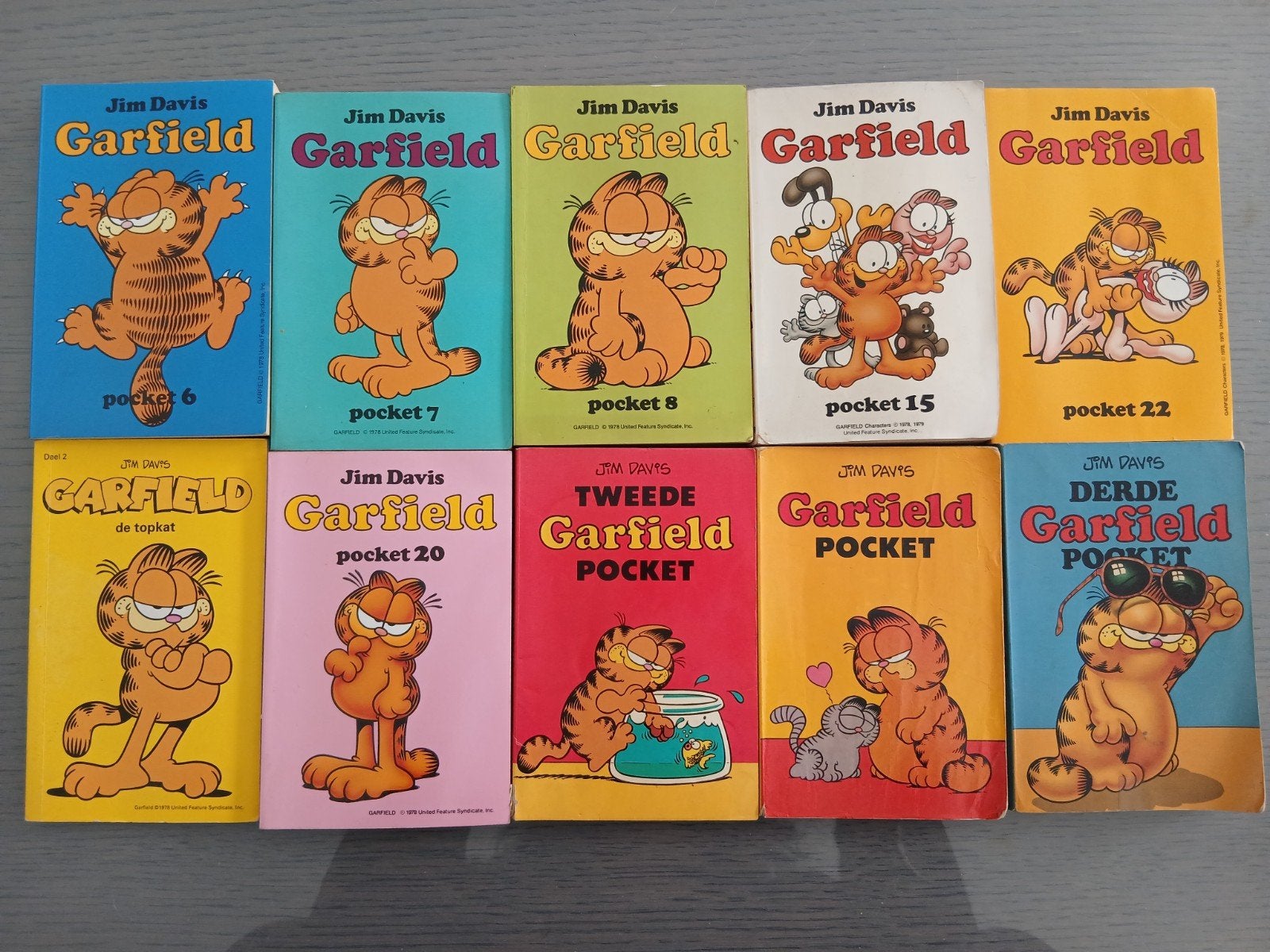 Garfield pocket potk, Ophalen