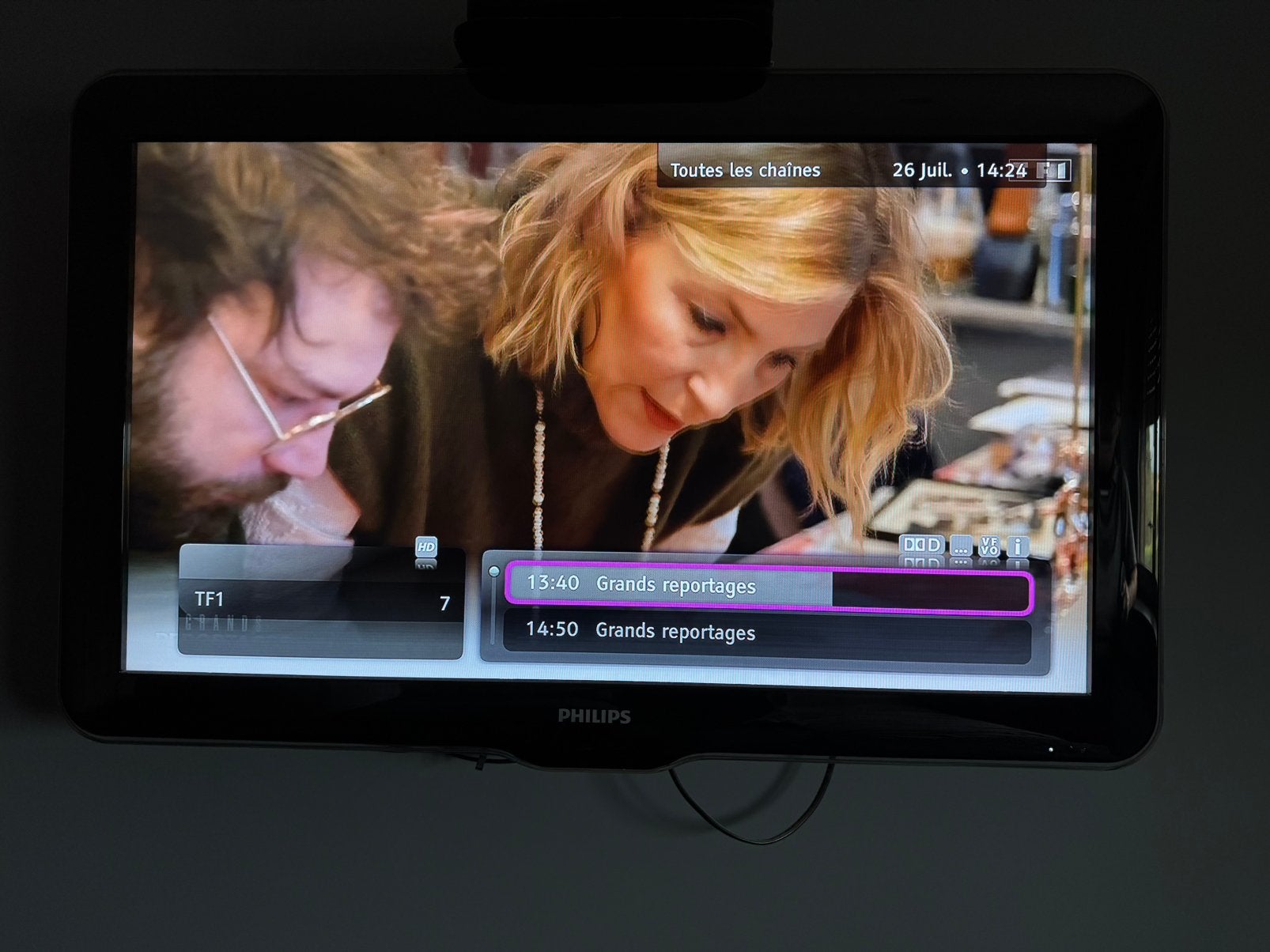 tv 32 pouces full hd 1080p LCD comme neuve  philips, Philips, LCD, Enlèvement, Full HD (1080p)