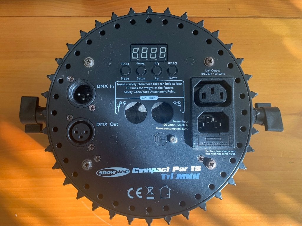 Showtec Compact Par 18 , Showtec regelaar SDC-6, Ophalen, Gebruikt