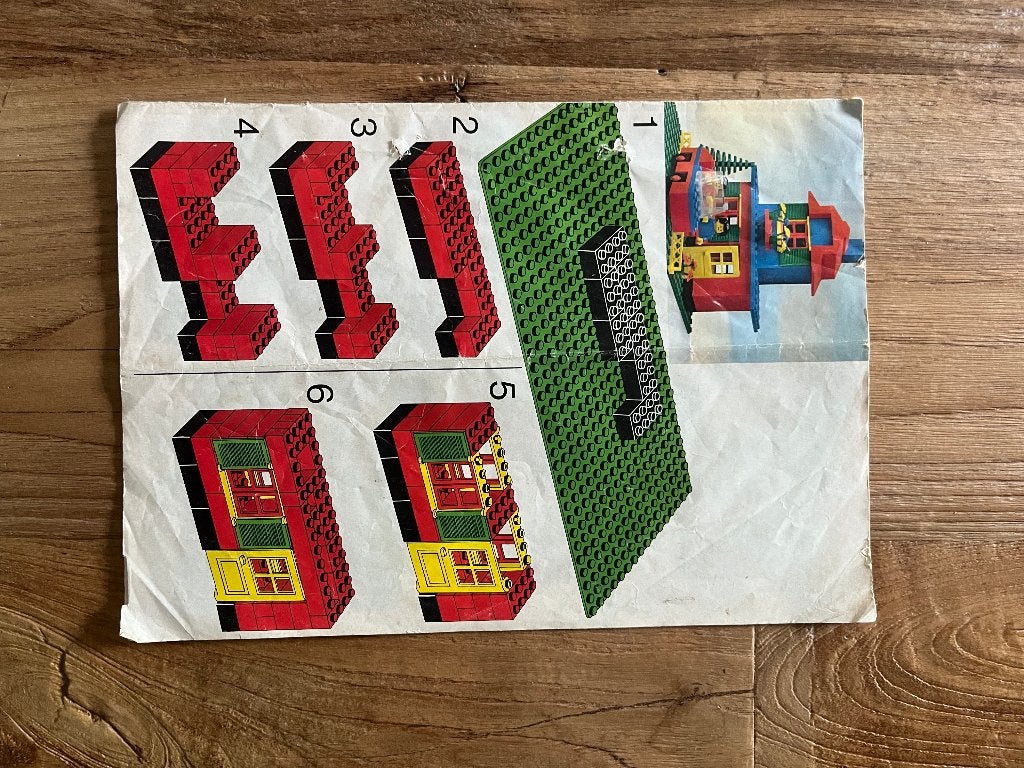 Vintage LEGO bouwinstructies jaren 70 - huizen en voertuigen, Ophalen, Gebruikt, Lego, Overige typen