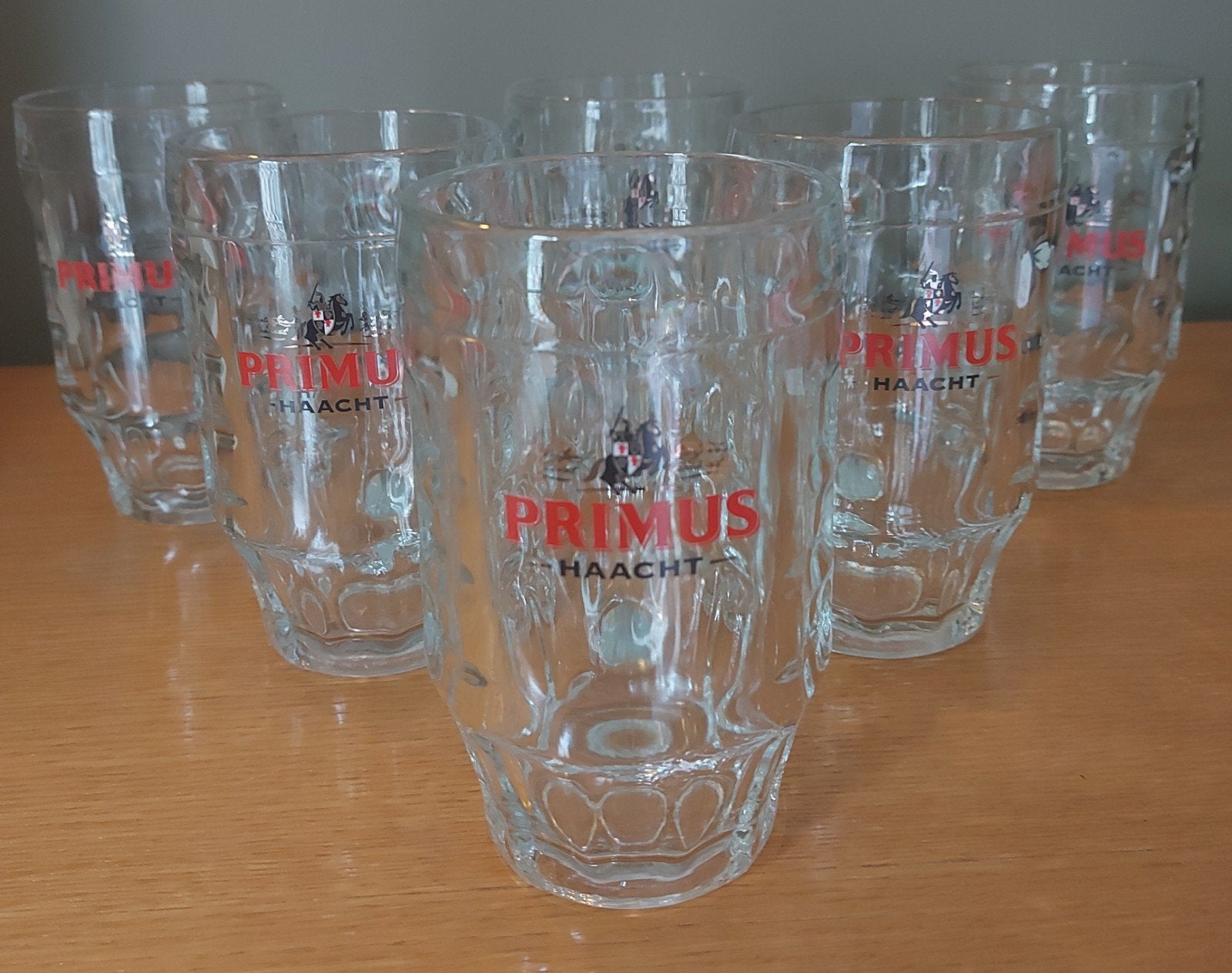 ÉTAT NEUF !   6 grandes chopes à PRIMUS 0,5L., Collections, Enlèvement, Chope(s)