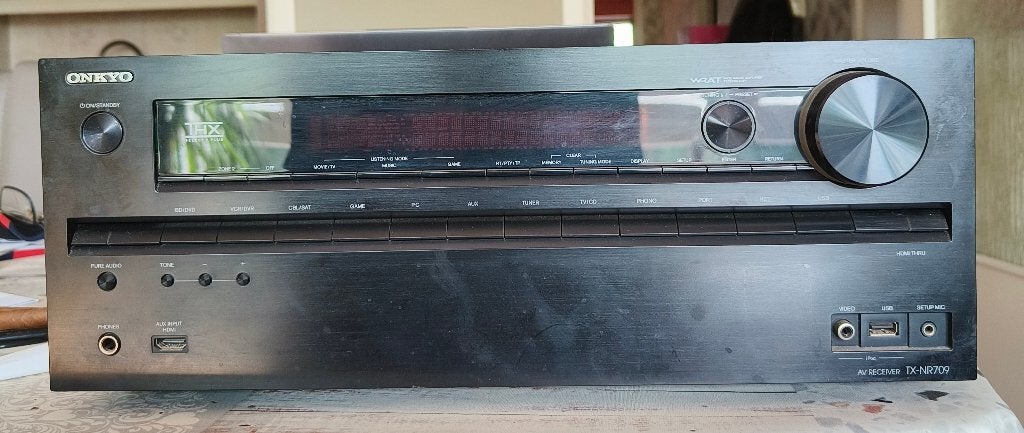 Onkyo TX-NR709 Homecinema versterker, Enlèvement, Comme neuf, Système 7.1, Autres marques